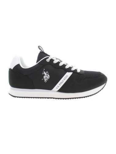 US POLO BEST PRICE BLACK MAN SPORT SHOES