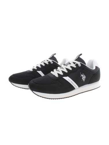 US POLO BEST PRICE BLACK MAN SPORT SHOES