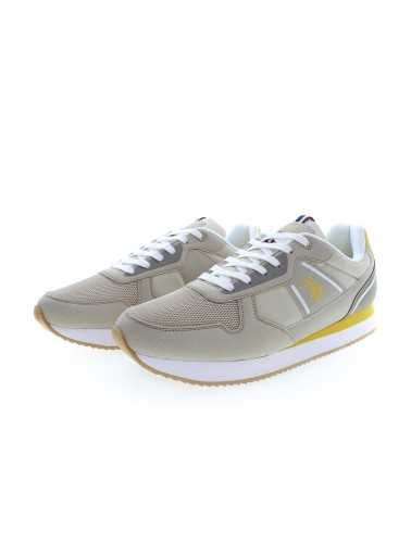 US POLO BEST PRICE BEIGE MAN SPORT SHOES