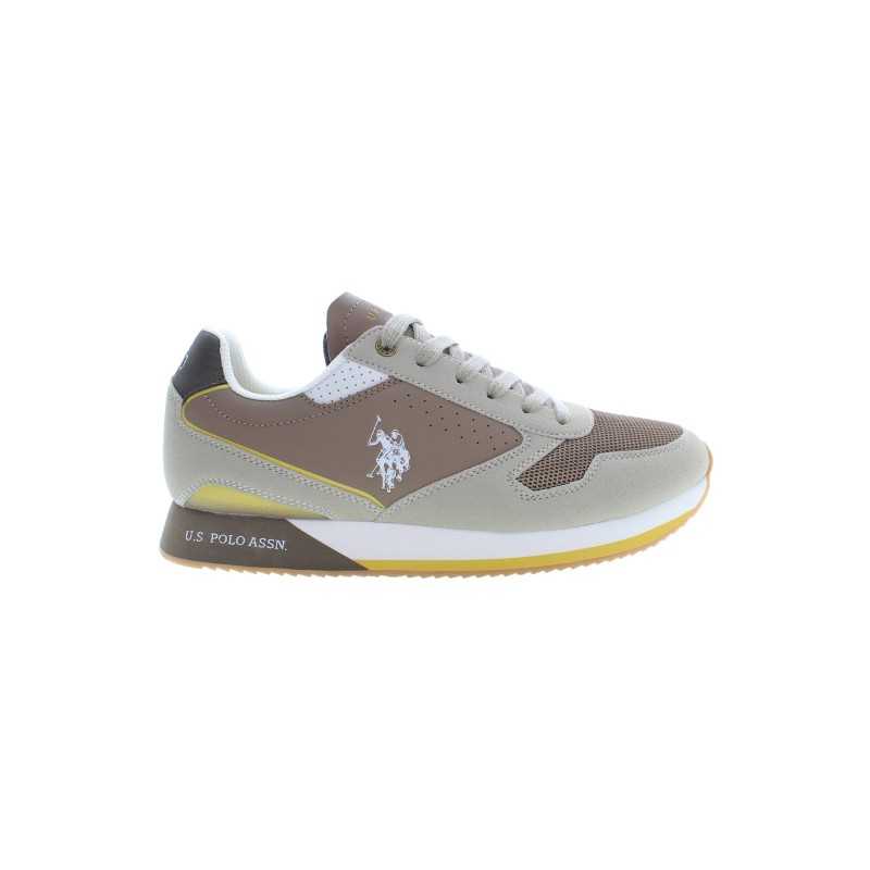 US POLO BEST PRICE BEIGE MAN SPORT SHOES