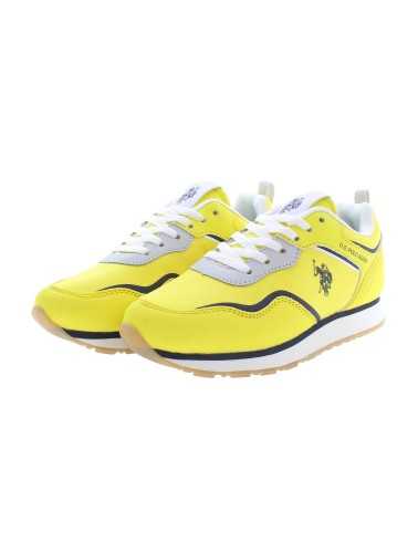 US POLO BEST PRICE YELLOW KIDS SPORT SHOES