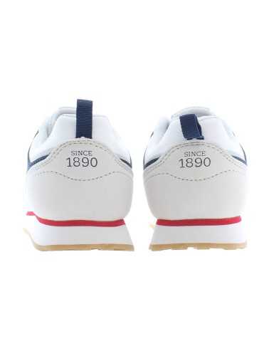 US POLO BEST PRICE WHITE KID SPORTS SHOE