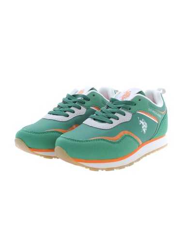 US POLO BEST PRICE GREEN KIDS SPORT SHOES