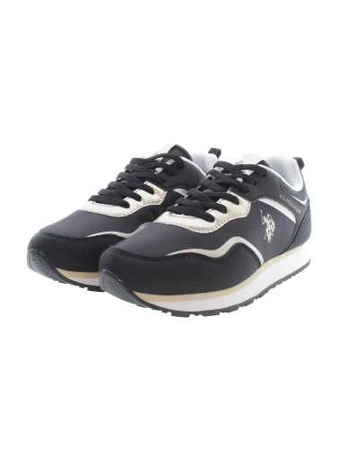 US POLO BEST PRICE BLACK KIDS SPORT SHOES