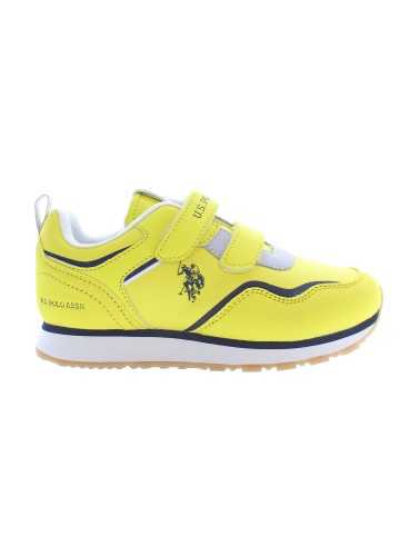 US POLO BEST PRICE YELLOW KIDS SPORT SHOES