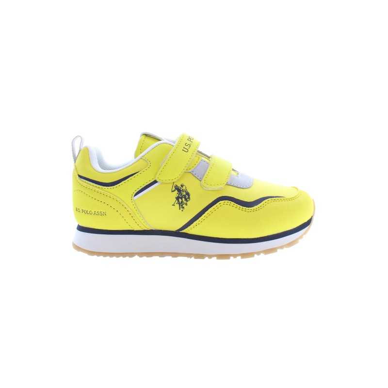 US POLO BEST PRICE YELLOW KIDS SPORT SHOES