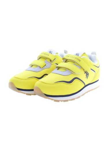 US POLO BEST PRICE YELLOW KIDS SPORT SHOES