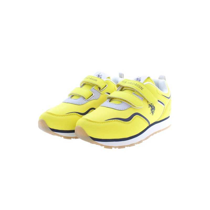 US POLO BEST PRICE YELLOW KIDS SPORT SHOES