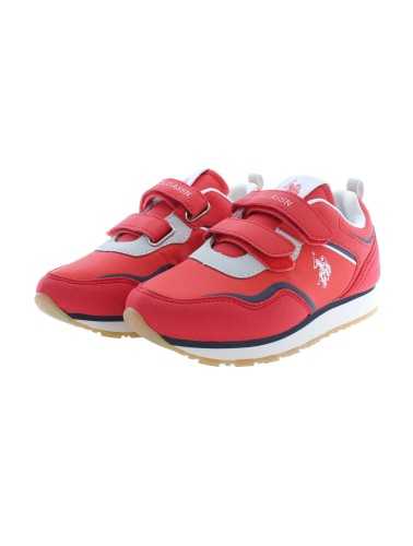 US POLO BEST PRICE RED SPORTS SHOES FOR KIDS