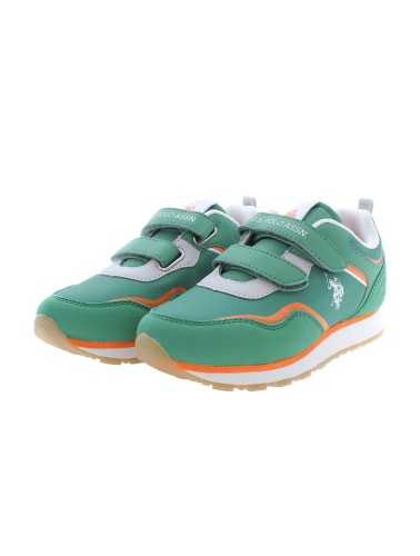 US POLO BEST PRICE GREEN KIDS SPORT SHOES