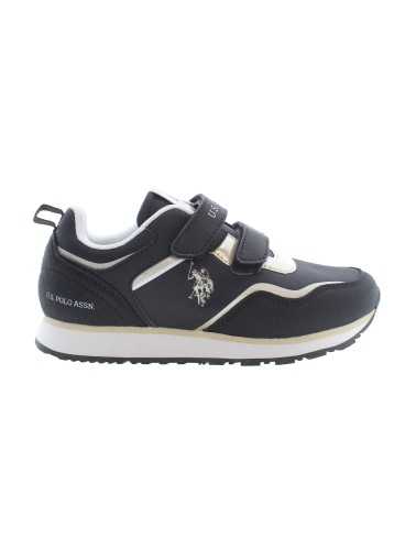 US POLO BEST PRICE BLACK KIDS SPORT SHOES