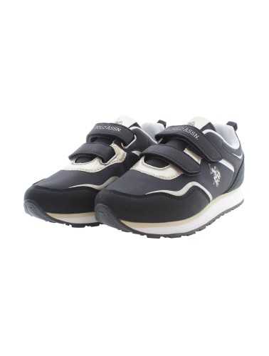 US POLO BEST PRICE BLACK KIDS SPORT SHOES