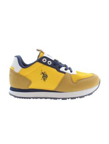 US POLO BEST PRICE YELLOW KIDS SPORT SHOES