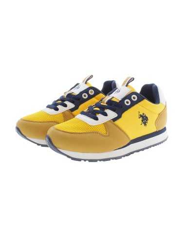 US POLO BEST PRICE YELLOW KIDS SPORT SHOES