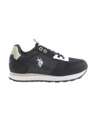 US POLO BEST PRICE BLACK KIDS SPORT SHOES