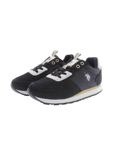 US POLO BEST PRICE BLACK KIDS SPORT SHOES