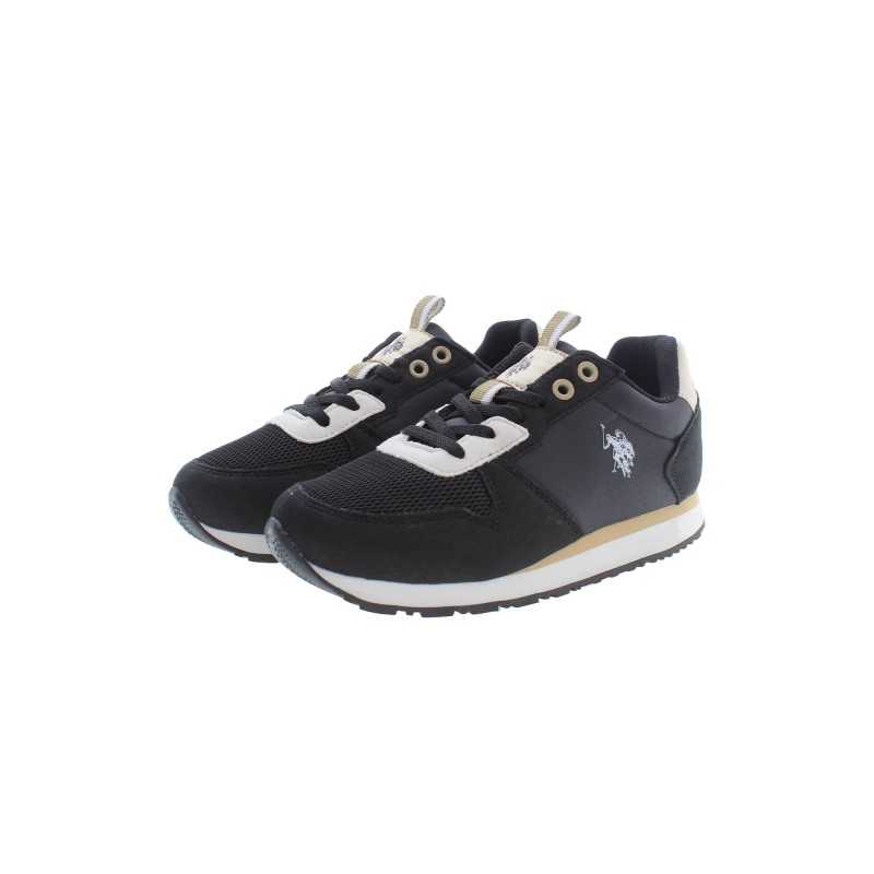 US POLO BEST PRICE BLACK KIDS SPORT SHOES