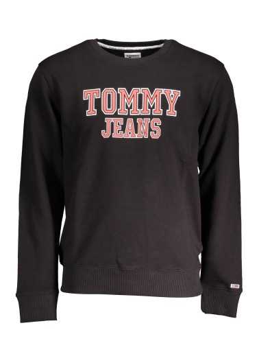 TOMMY HILFIGER FELPA SENZA ZIP UOMO NERO