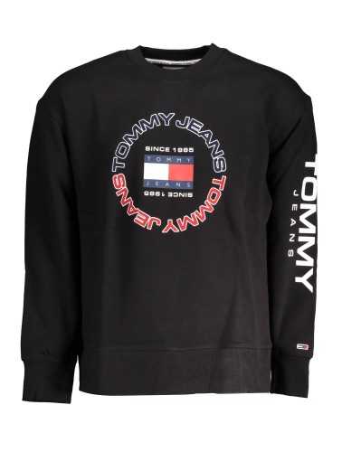 TOMMY HILFIGER FELPA SENZA ZIP UOMO NERO