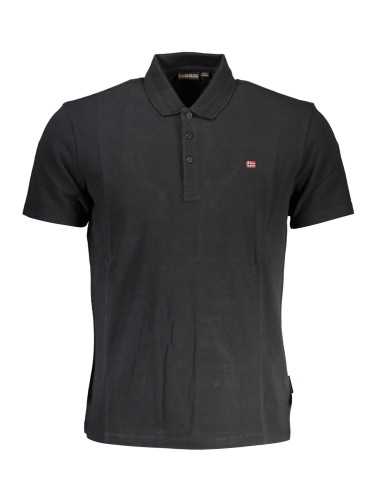 NAPAPIJRI POLO SHORT SLEEVE MAN BLACK