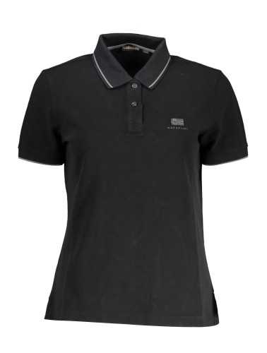 NAPAPIJRI POLO SHORT SLEEVE WOMAN BLACK