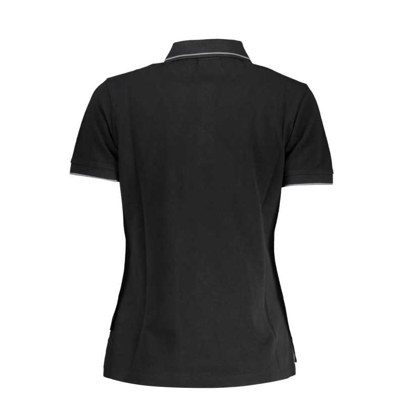 NAPAPIJRI POLO MANICHE CORTE DONNA NERO