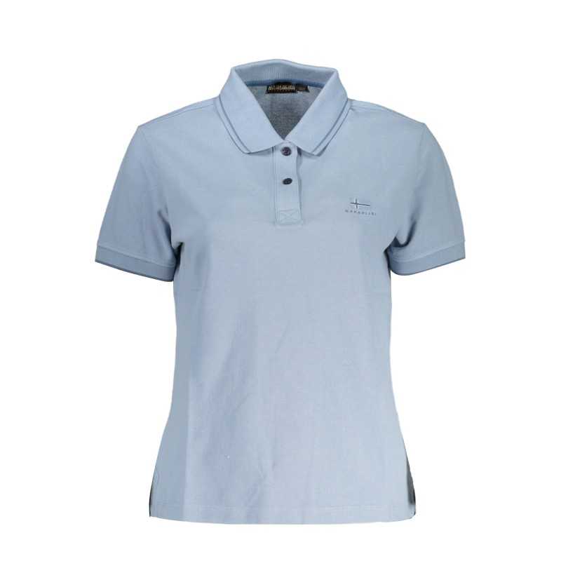 NAPAPIJRI LIGHT BLUE WOMEN'S POLO SHIRT