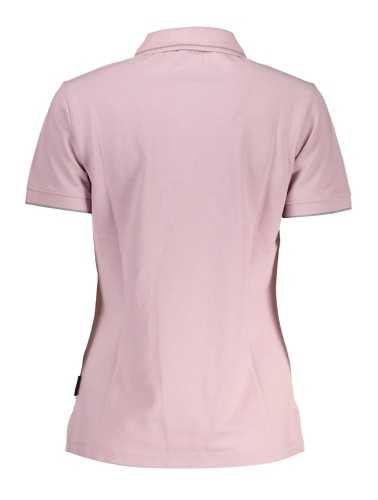 NAPAPIJRI POLO MANICHE CORTE DONNA ROSA