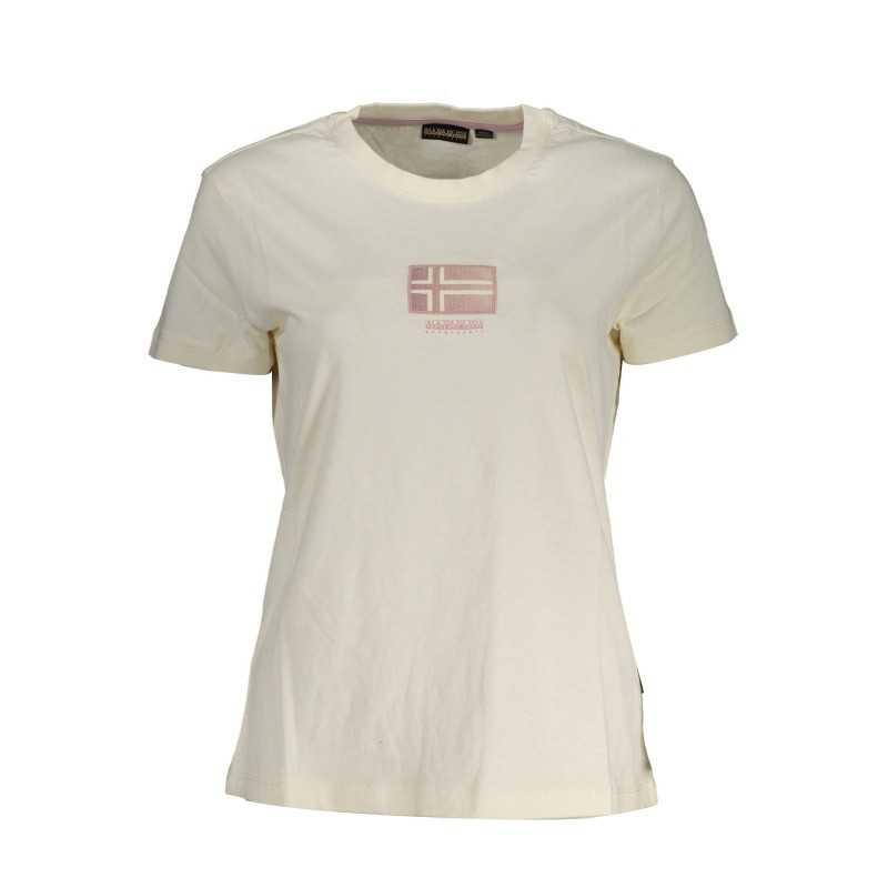 NAPAPIJRI T-SHIRT MANICHE CORTE DONNA BIANCO