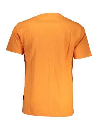 NAPAPIJRI MAN ORANGE SHORT SLEEVE T-SHIRT