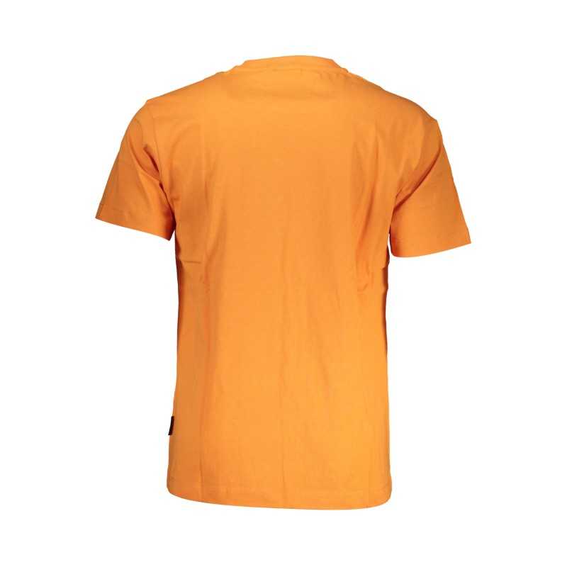 NAPAPIJRI MAN ORANGE SHORT SLEEVE T-SHIRT