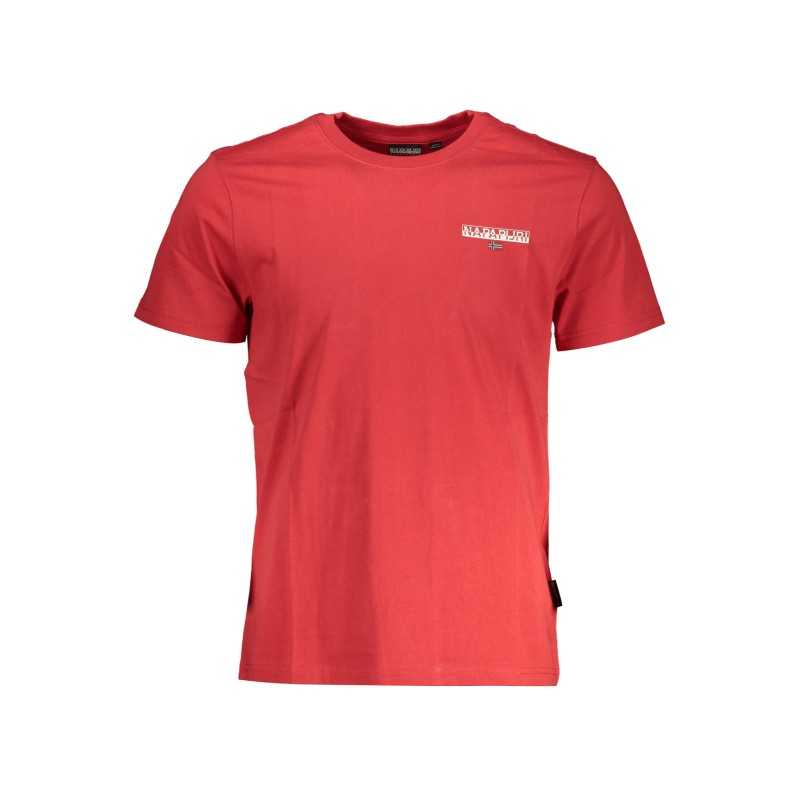 NAPAPIJRI T-SHIRT SHORT SLEEVE MAN RED