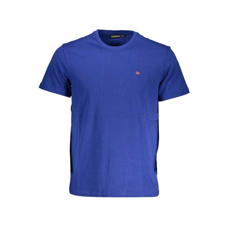 NAPAPIJRI MAN BLUE SHORT SLEEVE T-SHIRT