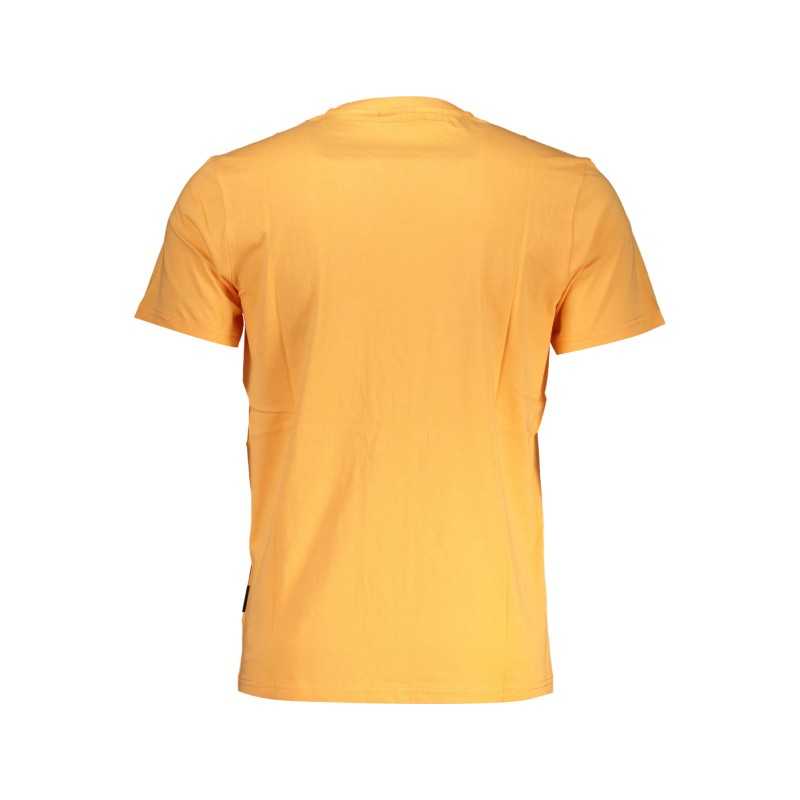 NAPAPIJRI MAN ORANGE SHORT SLEEVE T-SHIRT