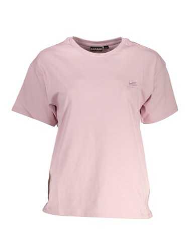 NAPAPIJRI PINK WOMEN'S SHORT SLEEVE T-SHIRT