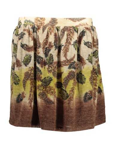 WASH. BEIGE SHORT SKIRT FOR WOMEN