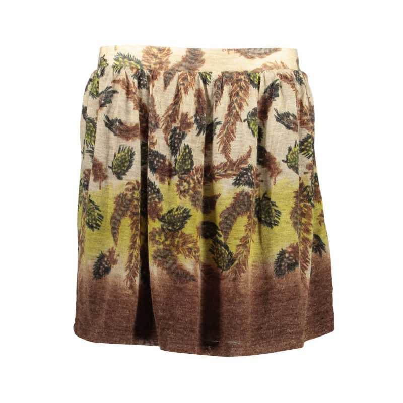 WASH. BEIGE SHORT SKIRT FOR WOMEN