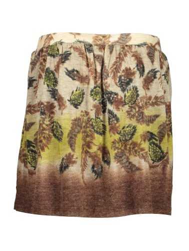 WASH. BEIGE SHORT SKIRT FOR WOMEN