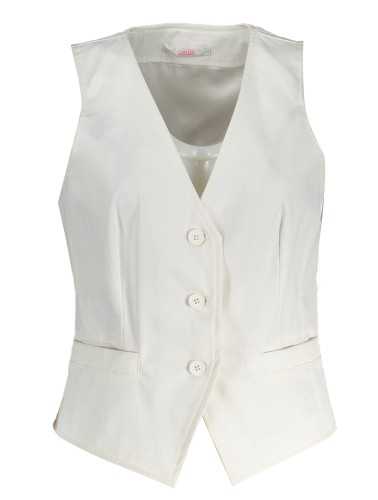 GAUDÌ WOMEN'S WHITE VEST