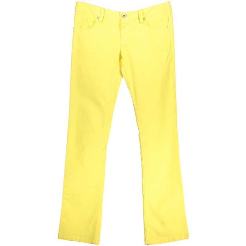 GAUDÌ YELLOW WOMEN'S TROUSERS