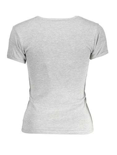 AMERICAN APPAREL T-SHIRT MANICHE CORTE DONNA GRIGIO