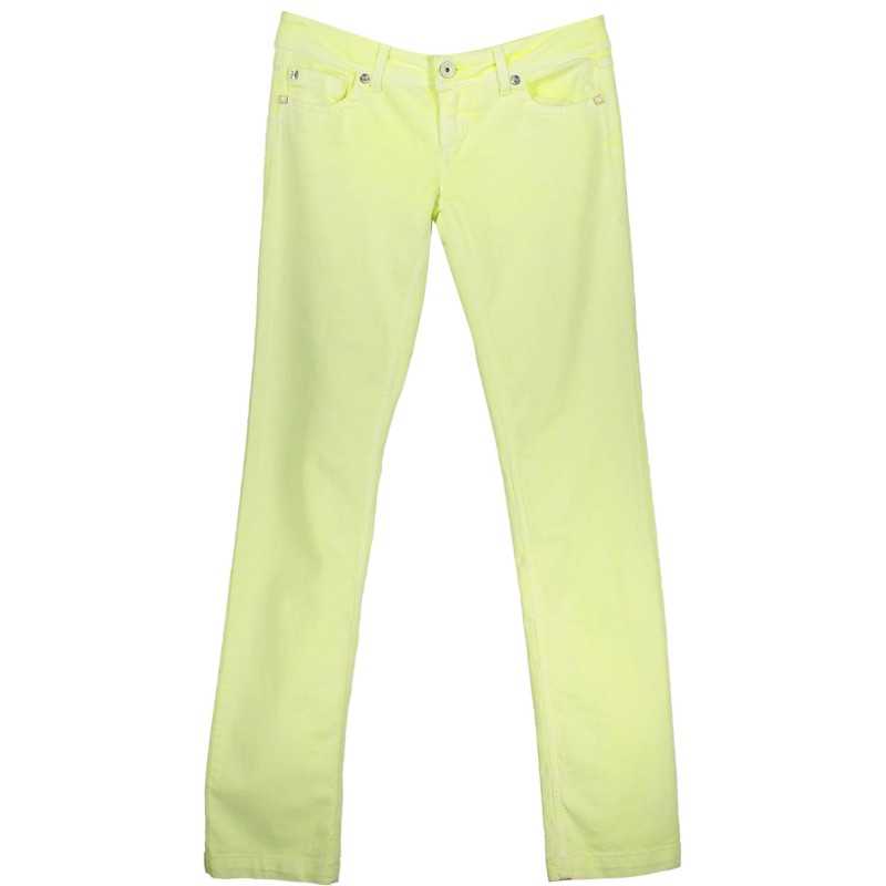 RE-START YELLOW WOMEN'S TROUSERS