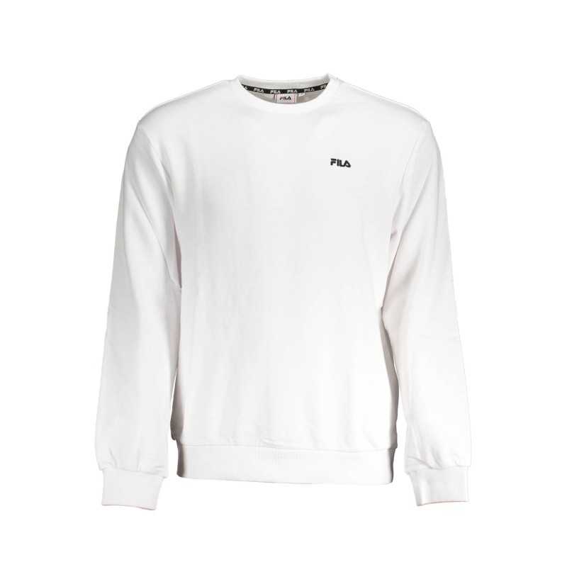 FILA WHITE MEN'S SWEATSHIRT WITHOUT ZIP