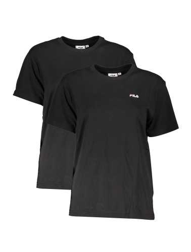 FILA T-SHIRT MANICHE CORTE DONNA NERO