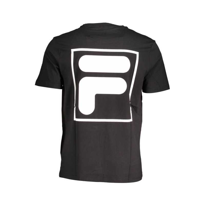 FILA BLACK MAN SHORT SLEEVE T-SHIRT