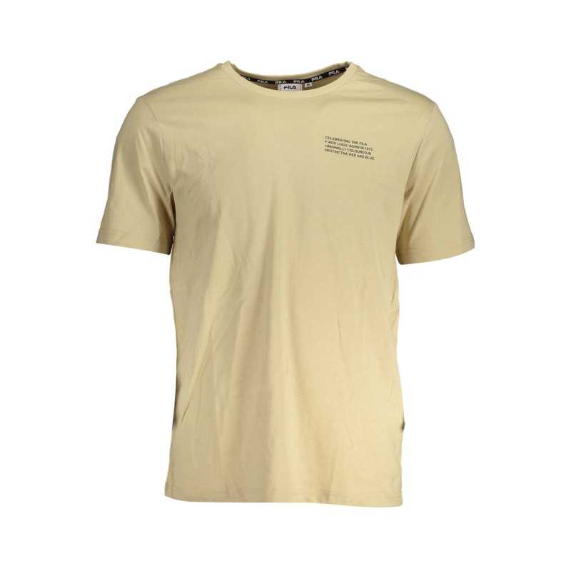 FILA T-SHIRT SHORT SLEEVE MAN BEIGE