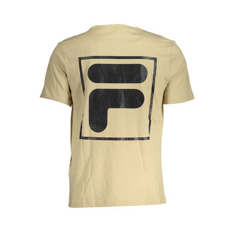 FILA T-SHIRT MANICHE CORTE UOMO BEIGE