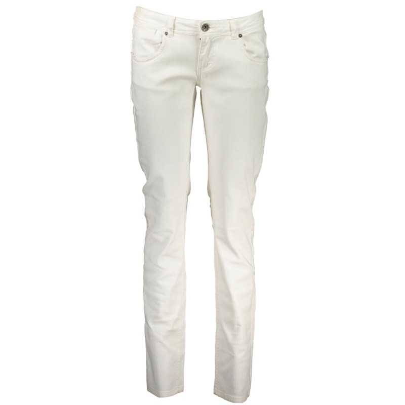 PUERCO ESPIN WHITE WOMEN'S TROUSERS