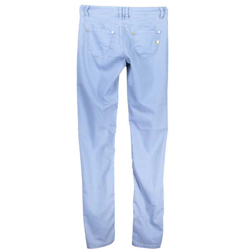 FRACOMINA LIGHT BLUE WOMEN'S TROUSERS