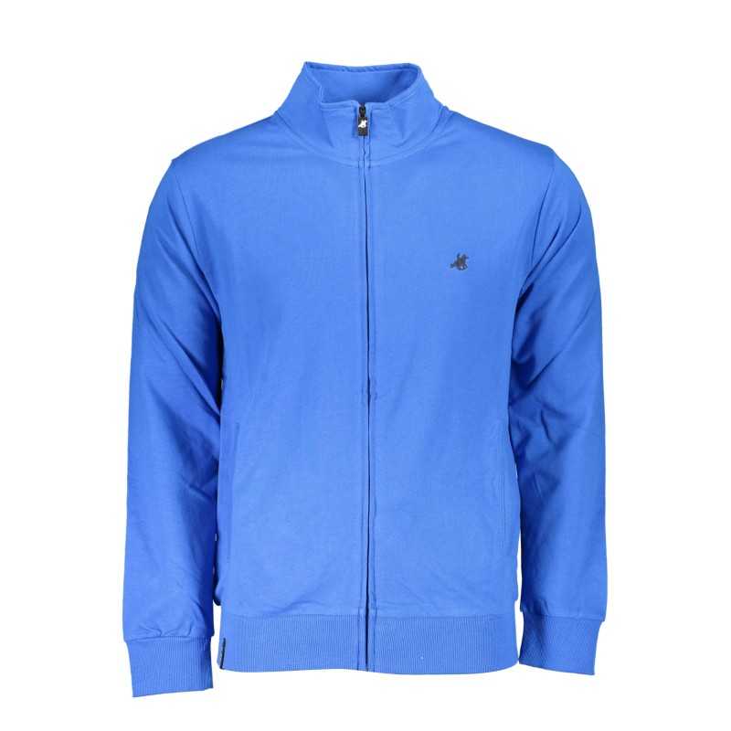 U.S. GRAND POLO FELPA CON ZIP UOMO BLU